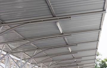 installing Biddick metal roofing